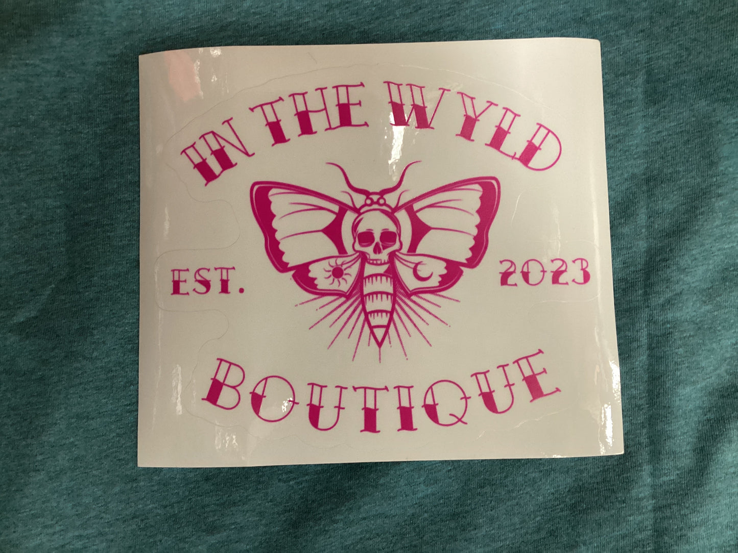 In The Wyld Boutique Window Decal