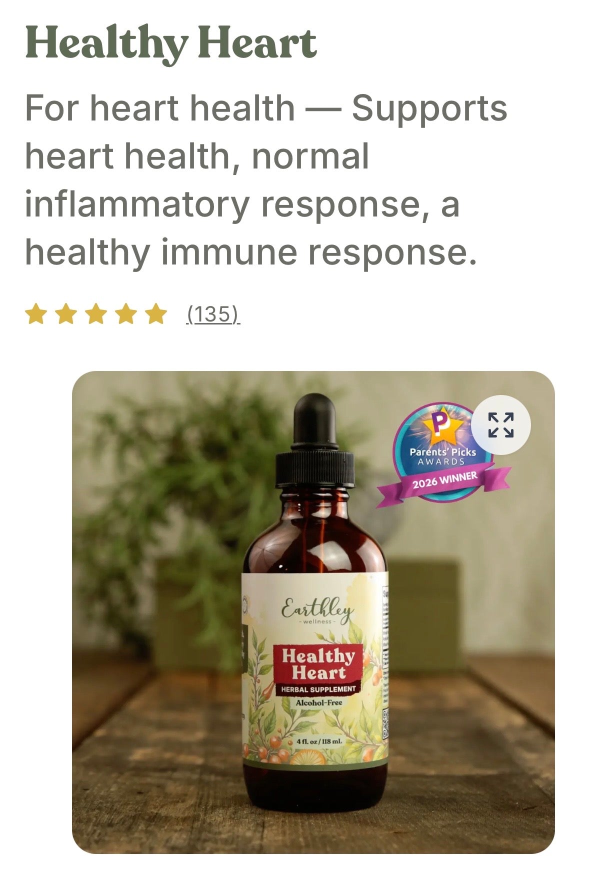 Earthly Healthy Heart 4oz