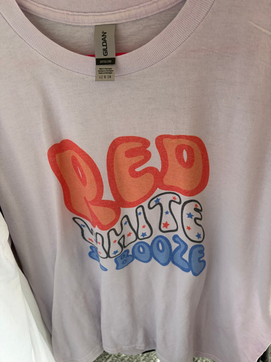 Red White and Booze Tshirt