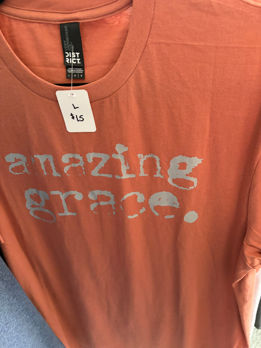 Orange Amazing Grace Tshirt